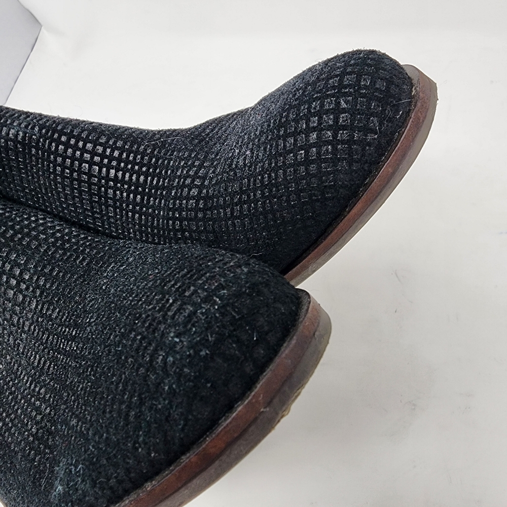 Lucky Brand ponic ankle booties black textured‎ suede womens 6.5 - Picture 16 of 16
